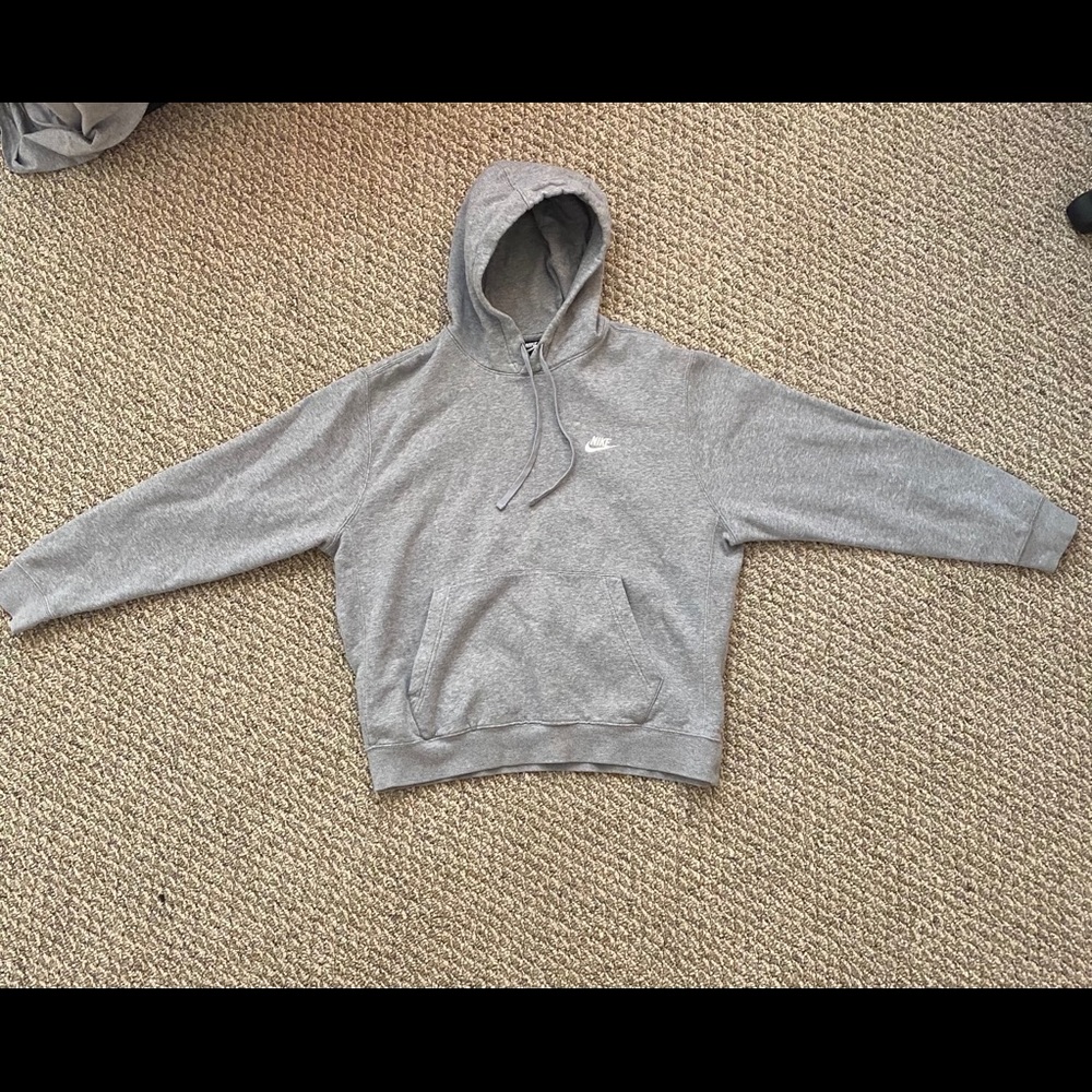 Grey “Nike” hoodie